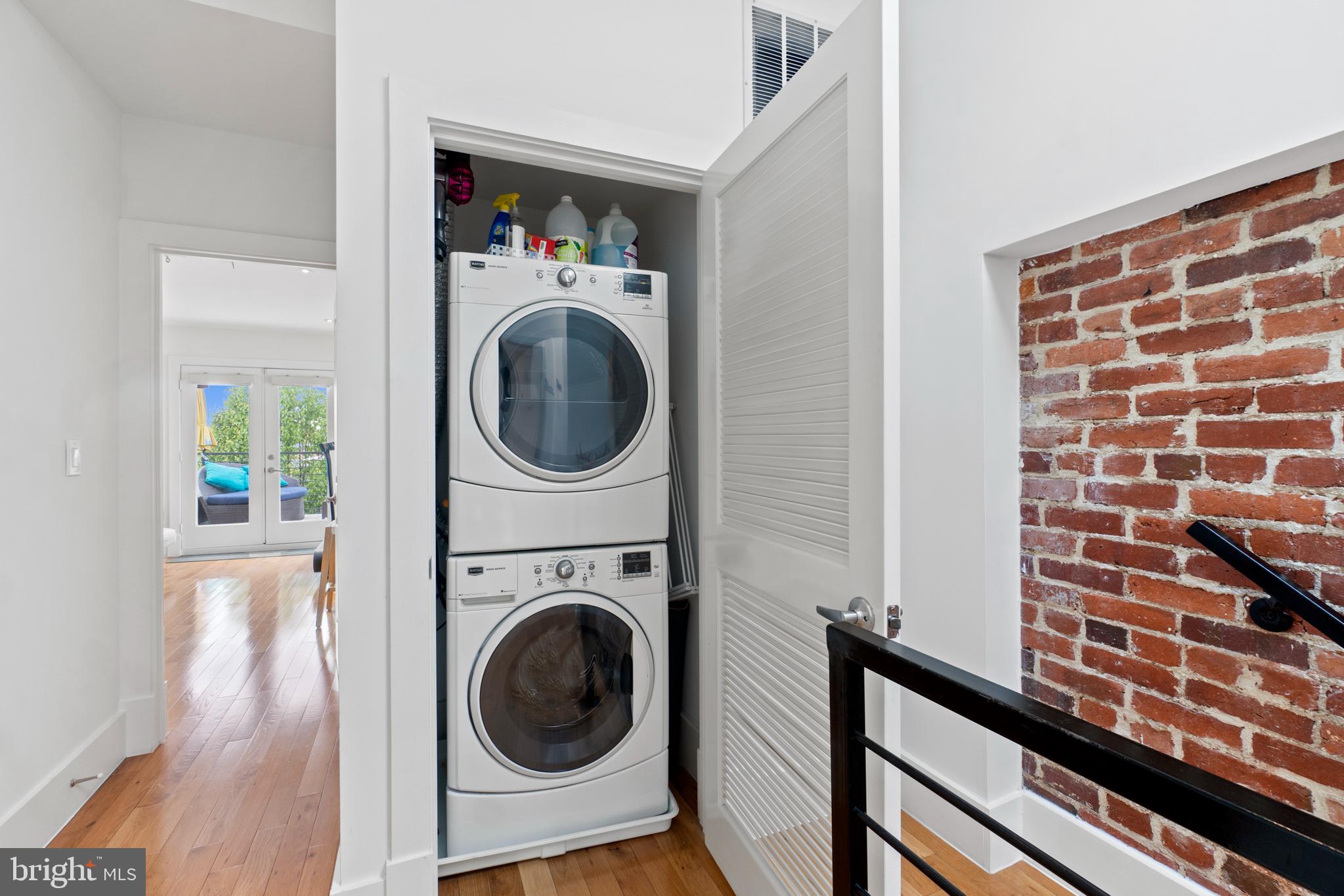 1818 1st Street Northwest, Unit 2 Washington, DC 20001 - Photo 23 of 45 Laundry on bedroom level