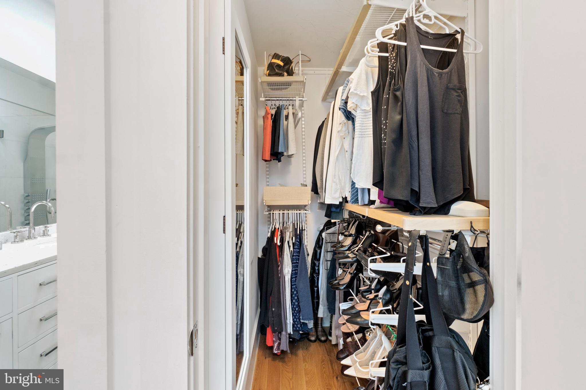 1818 1st Street Northwest, Unit 2 Washington, DC 20001 - Photo 40 of 45 Walk in closet with Elfa closet system