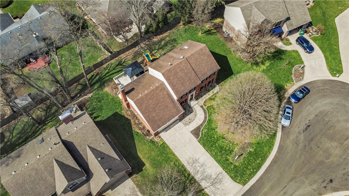 25 Callaway Springboro, OH 45066 - Photo 47 of 51 An aerial perspective reveals a comfortable residence with expansive grounds.