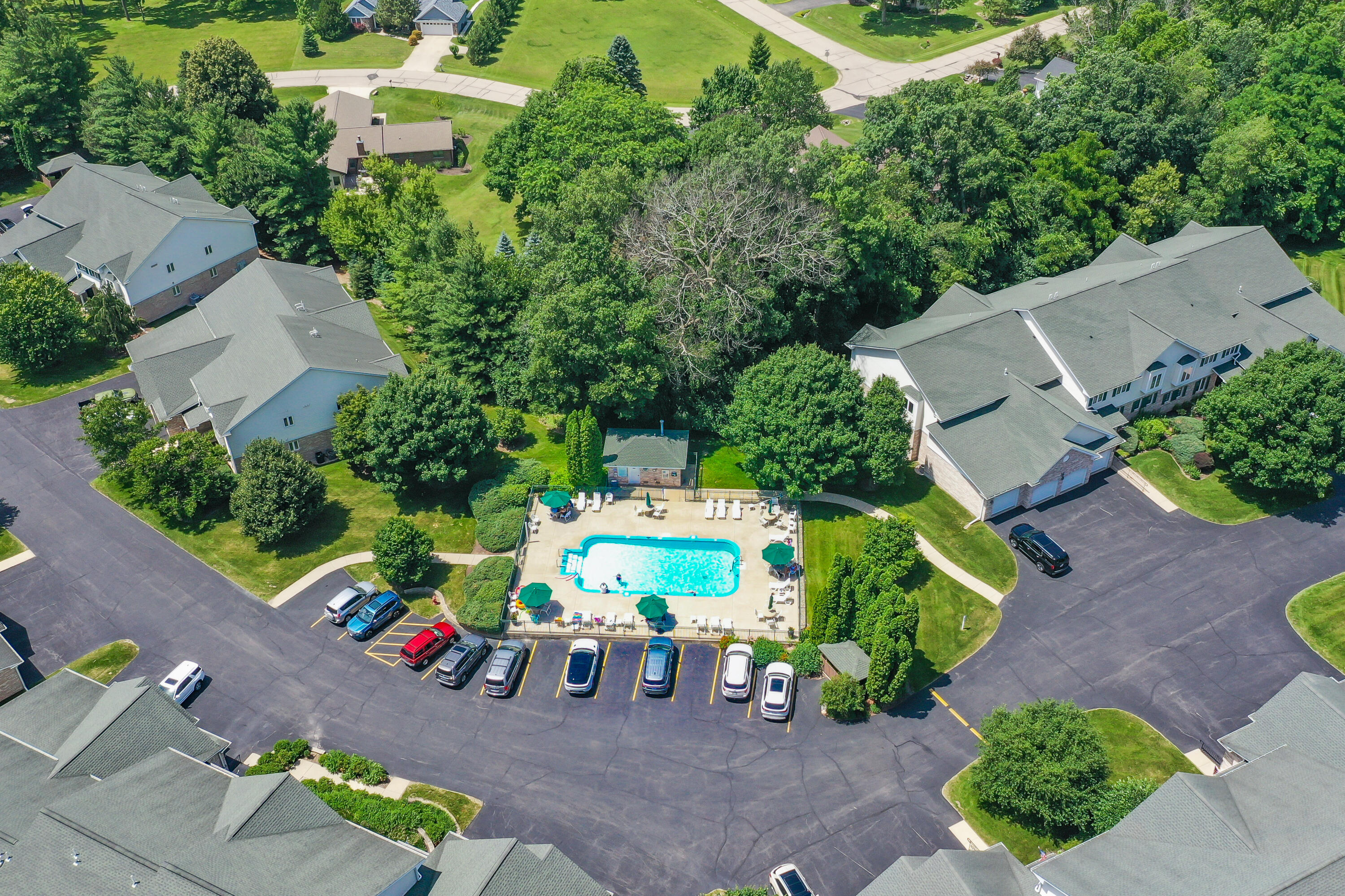 91 Potawatomi Road, Unit J4 Williams Bay, WI 53191 - Photo 26 of 33 Aerial View
