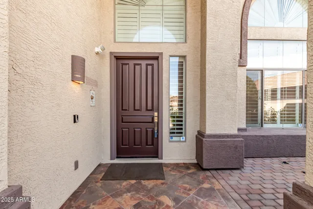 a view of front door