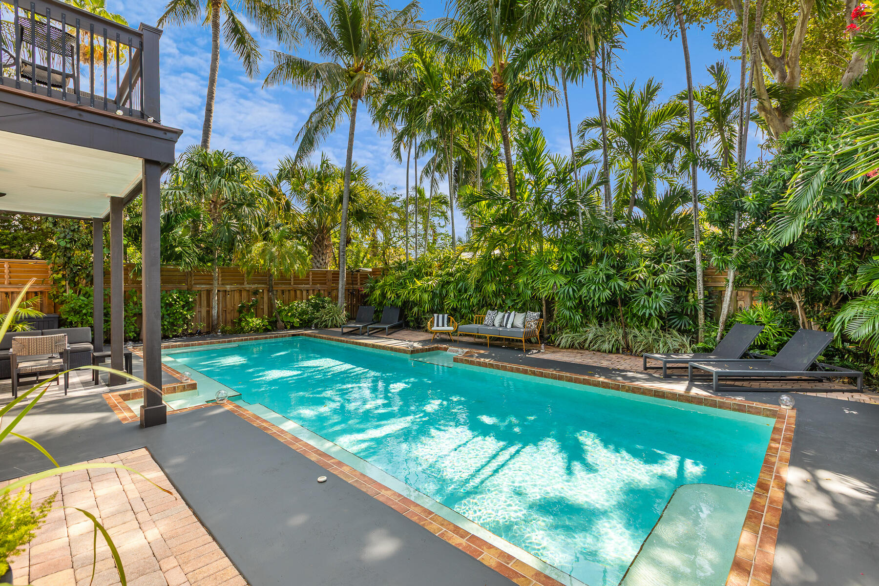 1708 Laird Street Key West, FL 33040 - Photo 37 of 43 a view of swimming pool from a lounge chair