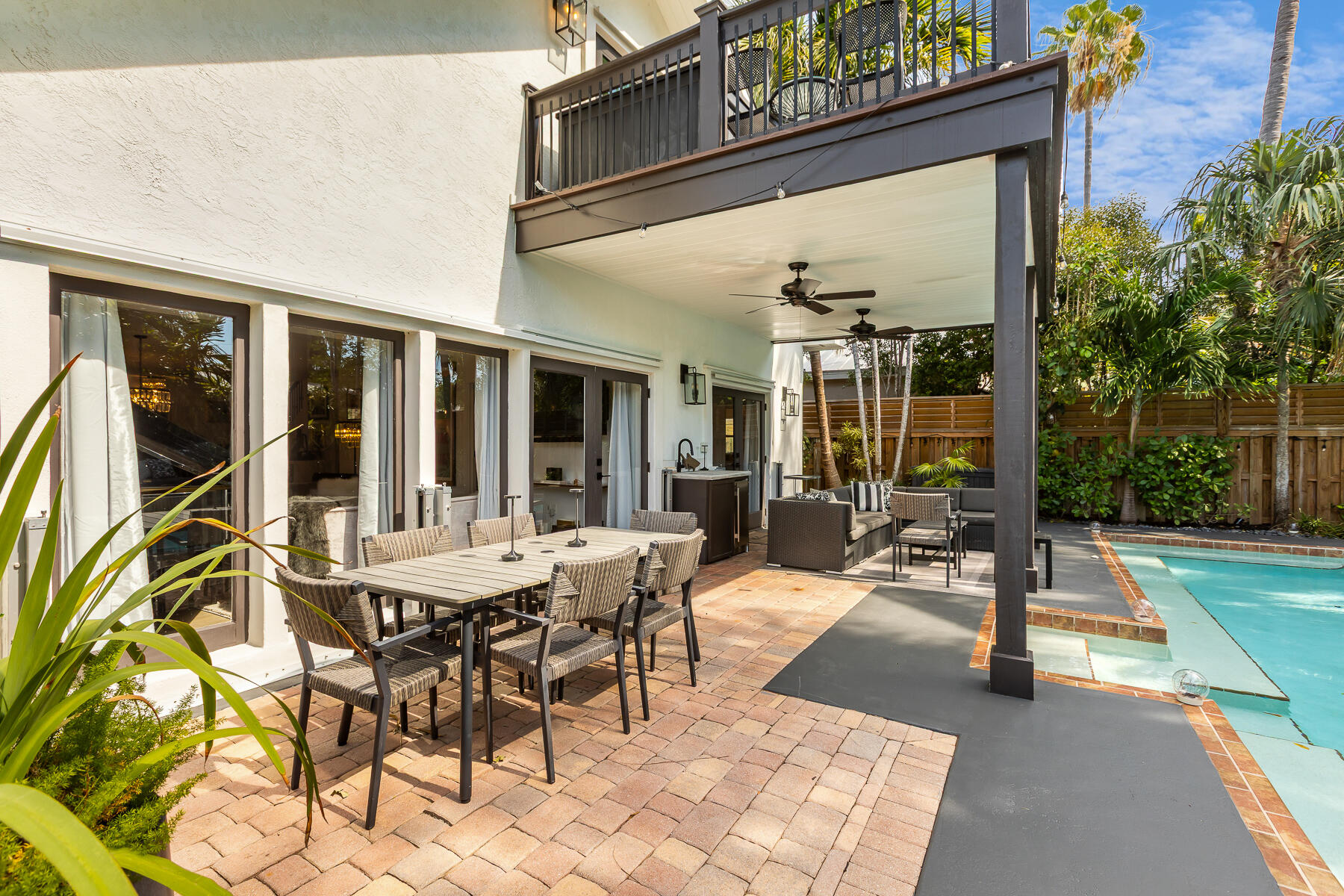 1708 Laird Street Key West, FL 33040 - Photo 39 of 43 a view of a patio with a table and chairs