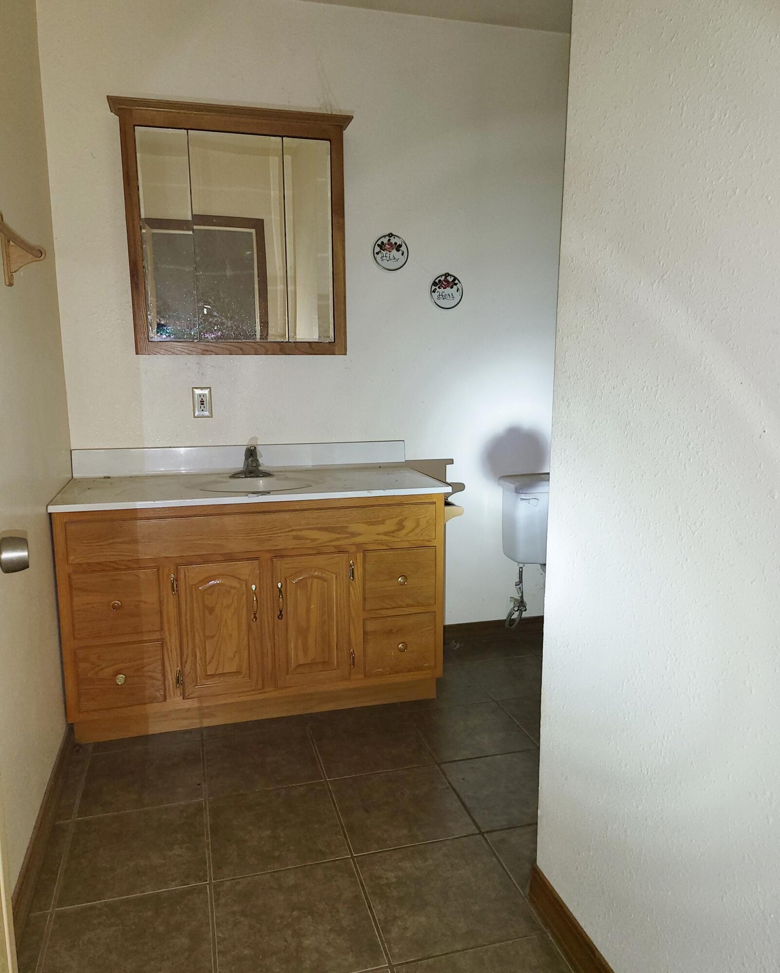 44961 Pine Shadows Road McArthur, CA 96056 - Photo 17 of 25 a bathroom with a sink and a mirror