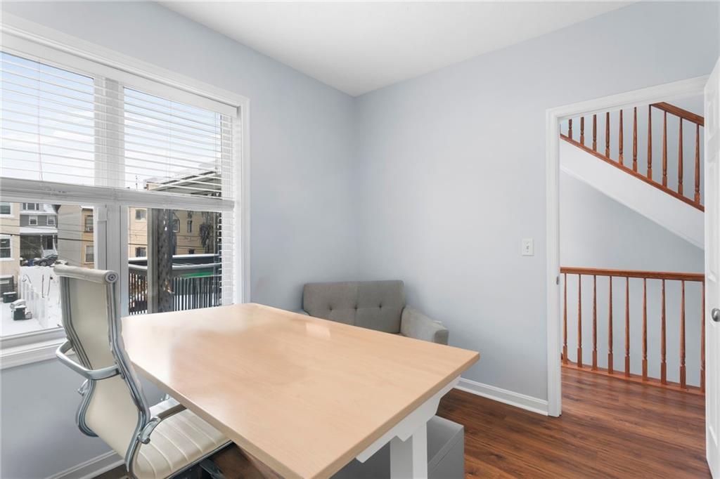1410 Federal Street Pittsburgh, PA 15212 - Photo 24 of 42 a view of a dining room with furniture and wooden floor