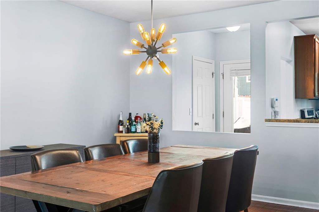 1410 Federal Street Pittsburgh, PA 15212 - Photo 9 of 42 a dining room with furniture and chandelier