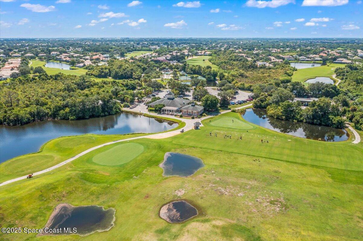 8167 Andover Way Melbourne, FL 32940 - Photo 76 of 78 an aerial view of residential houses with outdoor space and swimming pool