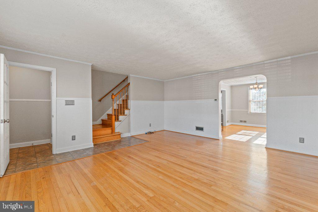 1529 Cottage Lane Towson, MD 21286 - Photo 11 of 43 a view of empty room with wooden floor