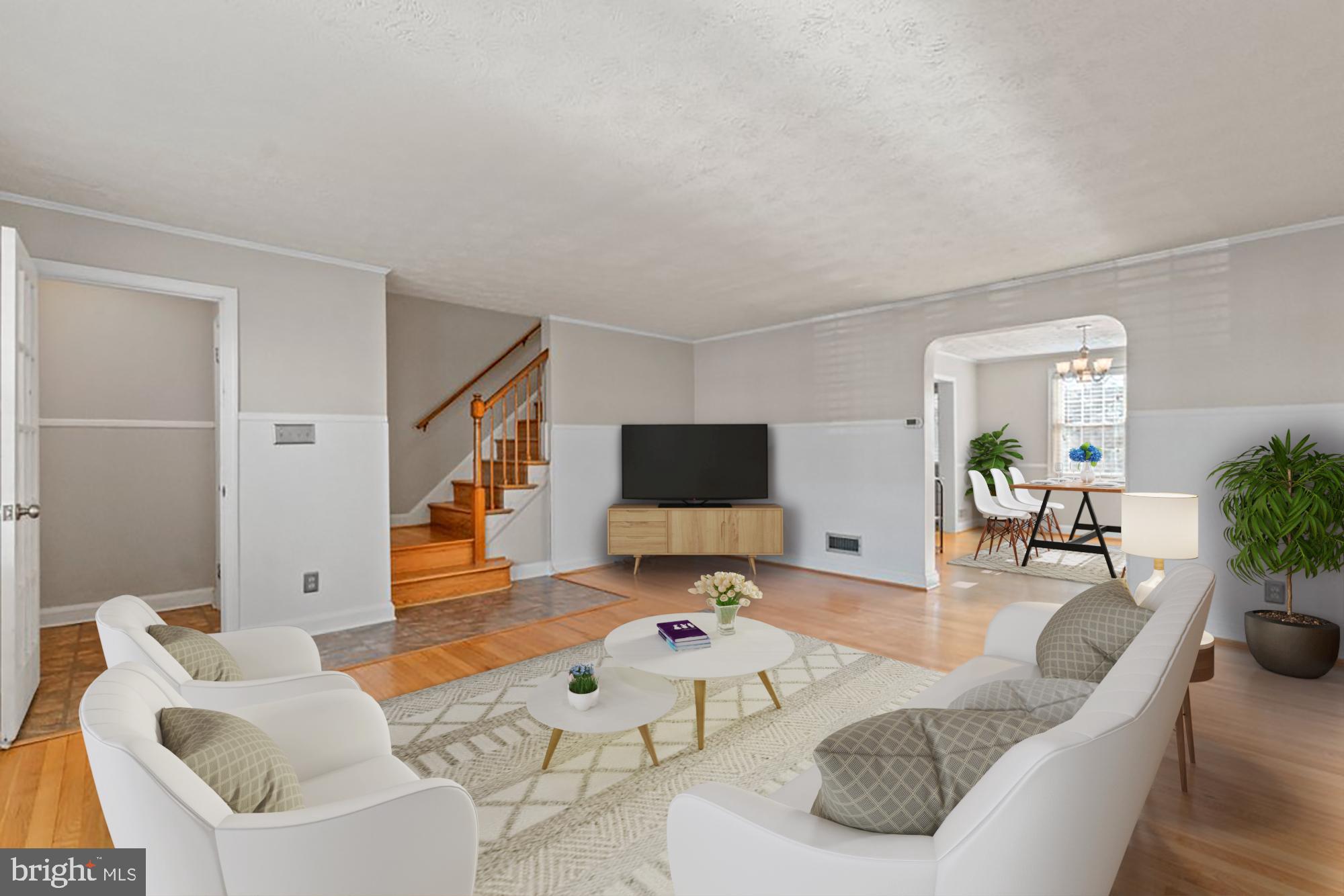 1529 Cottage Lane Towson, MD 21286 - Photo 2 of 43 Virtually staged living room