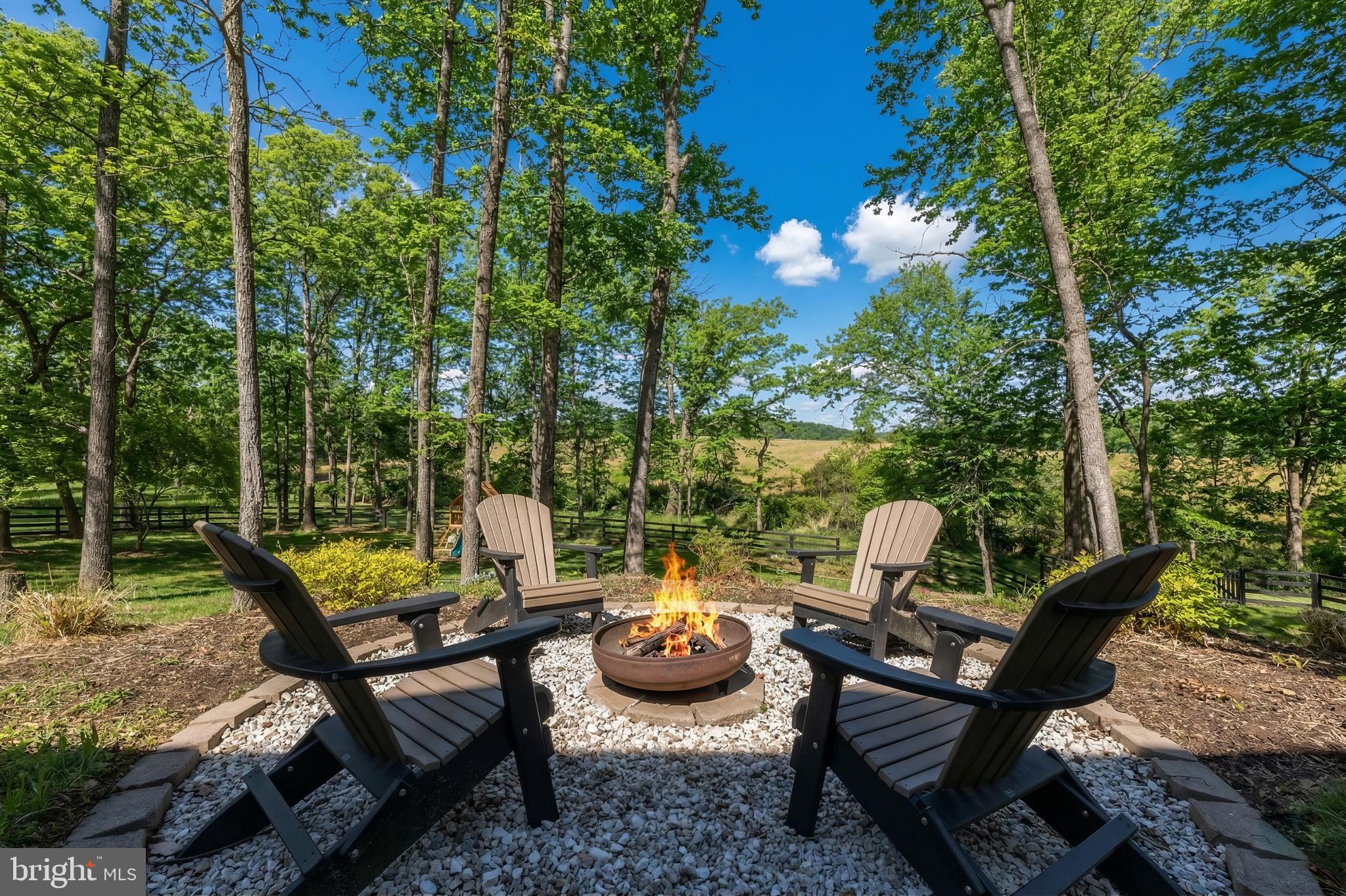 15657 Purcellville Road Purcellville, VA 20132 - Photo 54 of 72 a view of a patio with chairs and a table