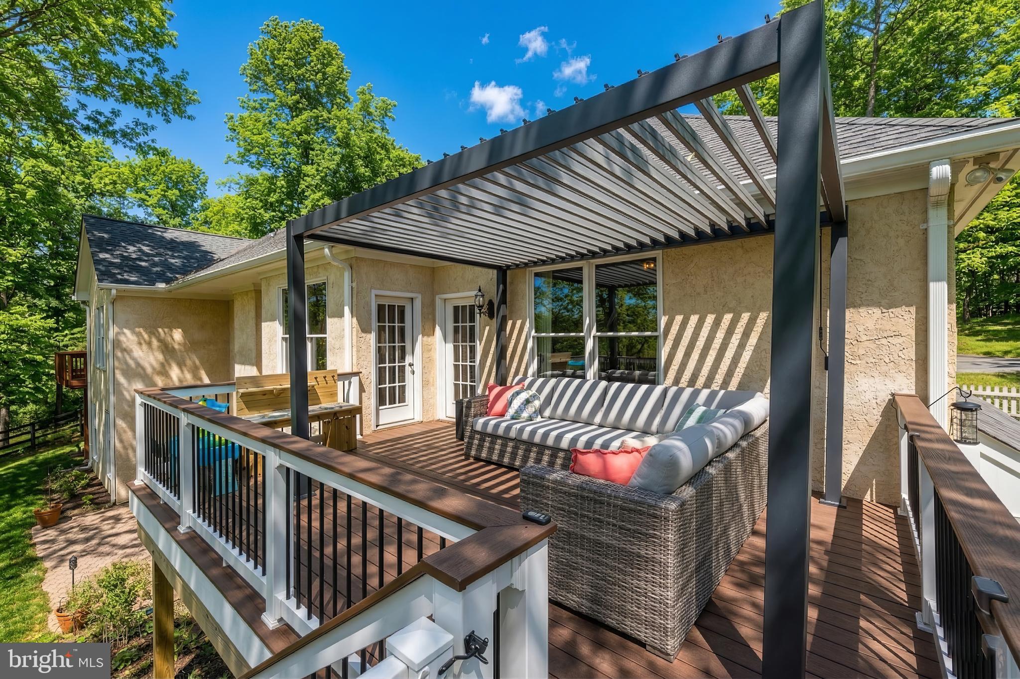 15657 Purcellville Road Purcellville, VA 20132 - Photo 57 of 72 a view of balcony with deck wooden floor and outdoor seating