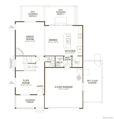 a picture of a wall with a white building