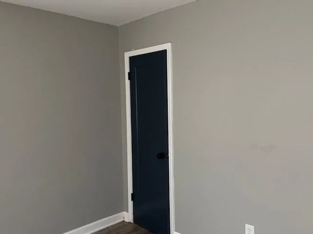 a bathroom with a window