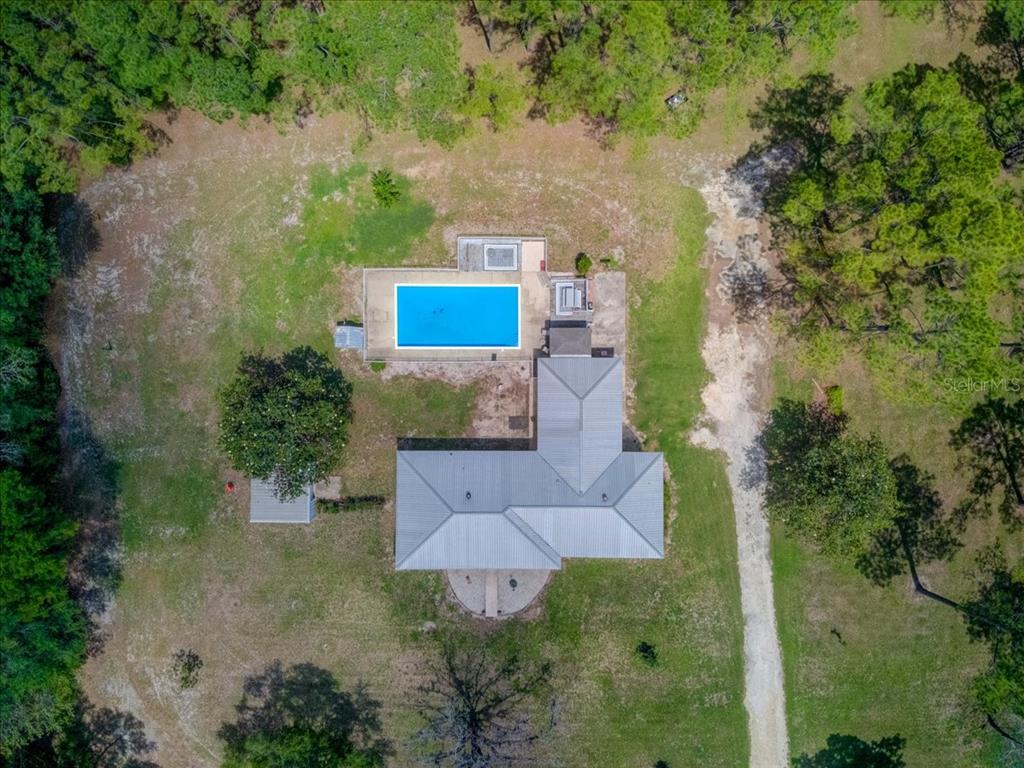 7422 County Road 231 Lake Butler, FL 32054 - Photo 51 of 57 an aerial view of a house with outdoor space