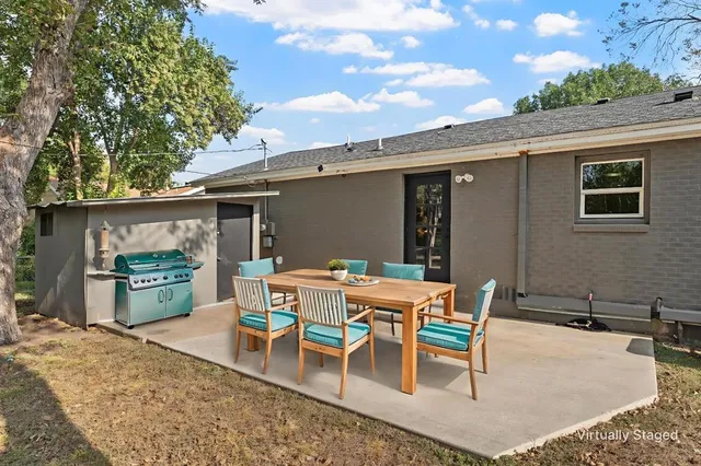 a view of outdoor space with trees