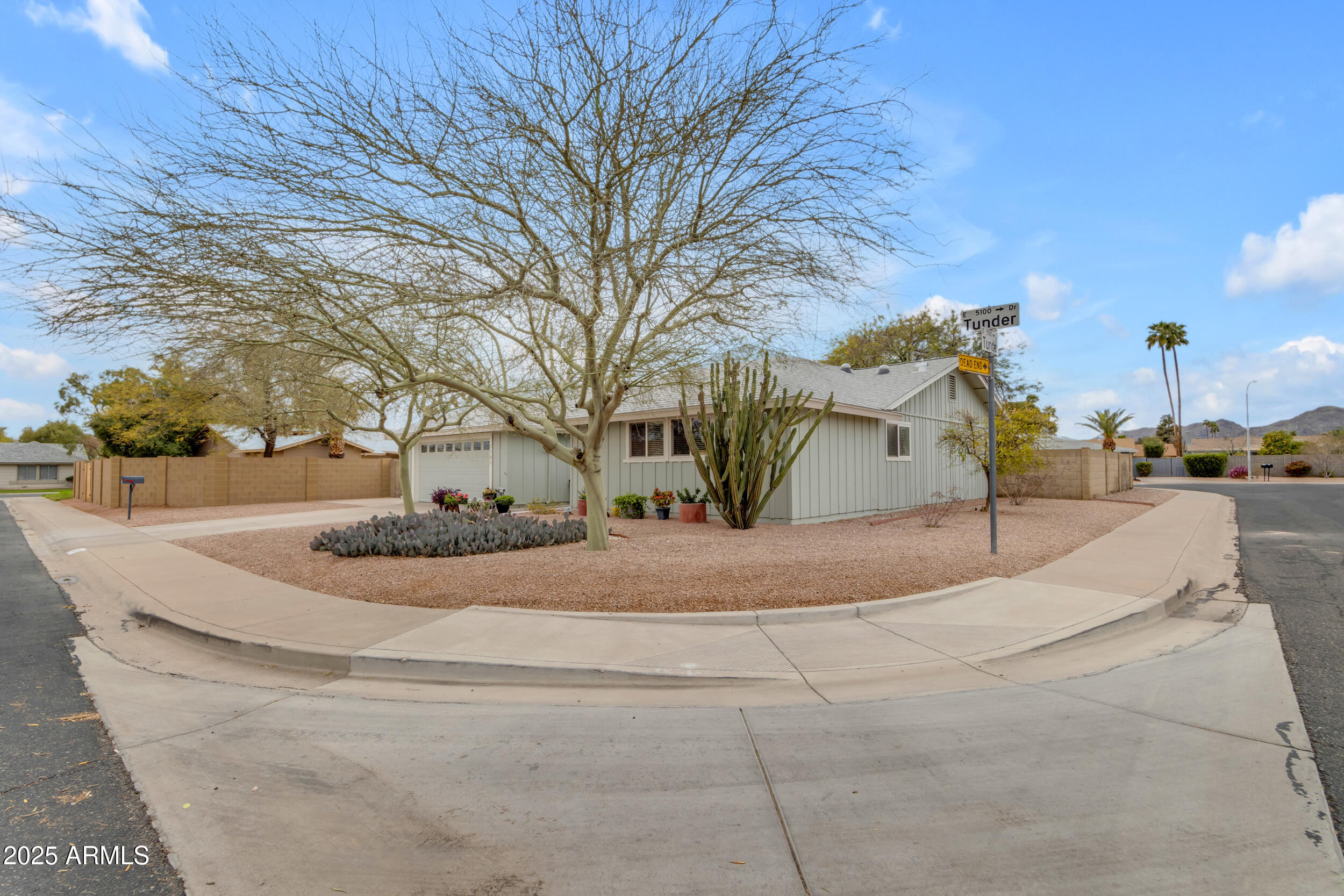5165 East Tunder Drive Phoenix, AZ 85044 - Photo 4 of 44 a view of road and house