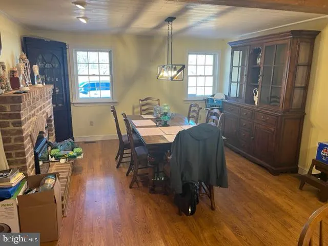 a bedroom with a bed and lamp