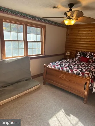 a view of a lake with a mountain