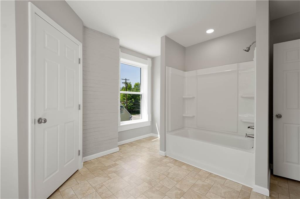 4575 Prosperity Pike Prosperity, PA 15329 - Photo 25 of 46 a view of bathroom with bathtub and shower