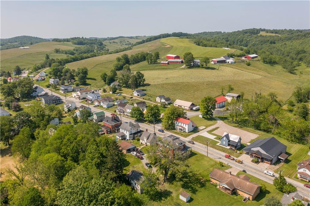 4575 Prosperity Pike Prosperity, PA 15329 - Photo 42 of 46 an aerial view of ocean and residential houses with outdoor space