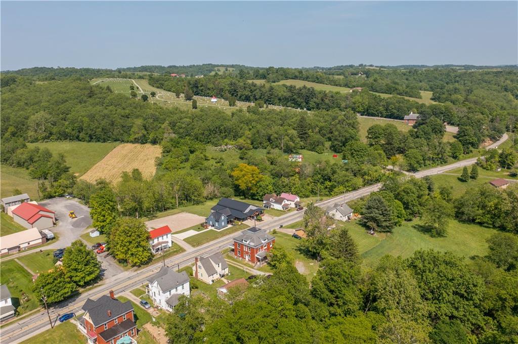 4575 Prosperity Pike Prosperity, PA 15329 - Photo 44 of 46 an aerial view of a houses with a street