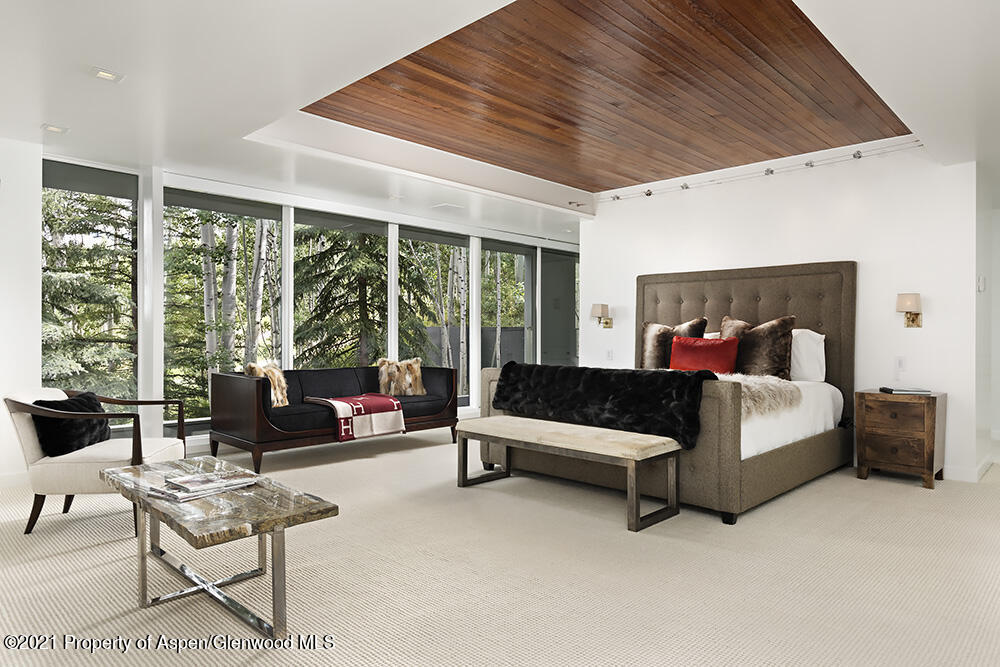 546 Edgewood Lane Snowmass Village, CO 81615 - Photo 16 of 60 a living room with furniture and a floor to ceiling window