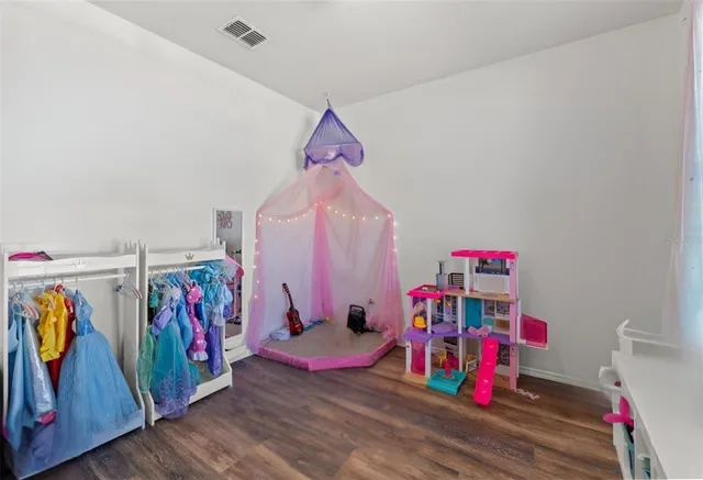 a view of room with toys