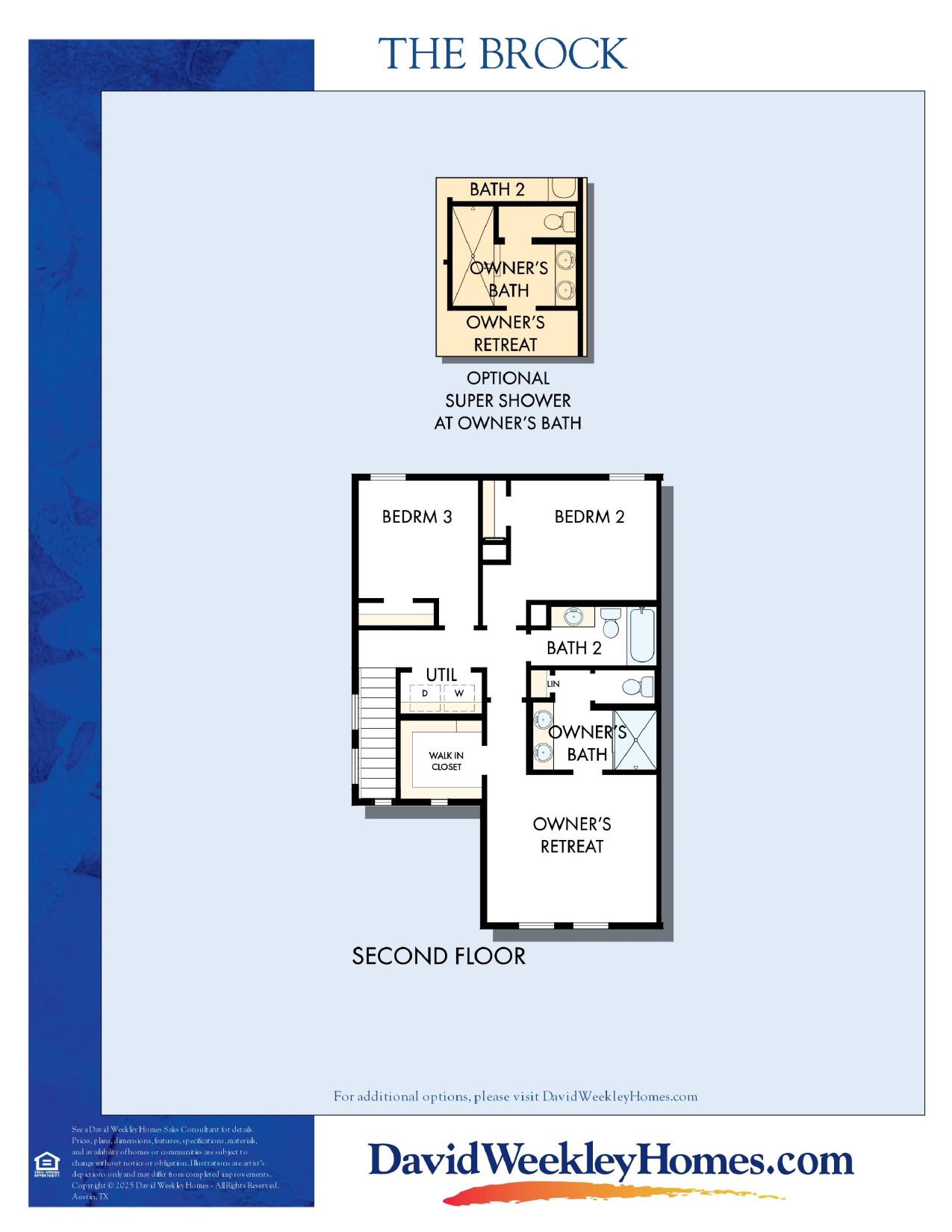 1012 A Brickell Loop Austin, TX 78744 - Photo 12 of 12 Floor Plan - 2nd Floor