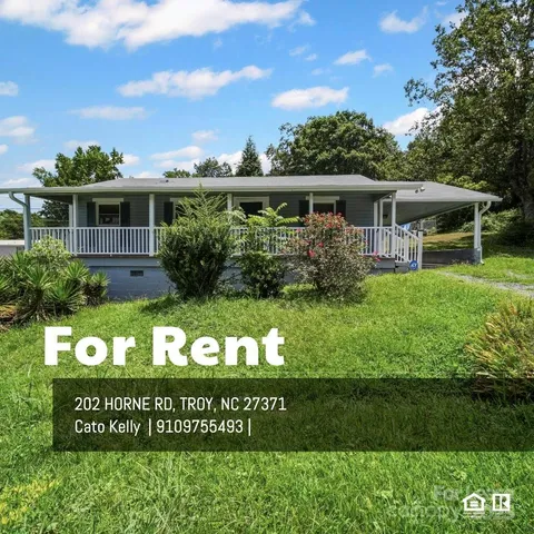 $1,350 | 202 Horne Road, Troy, NC 27371