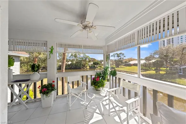a view of an entryway with a garden
