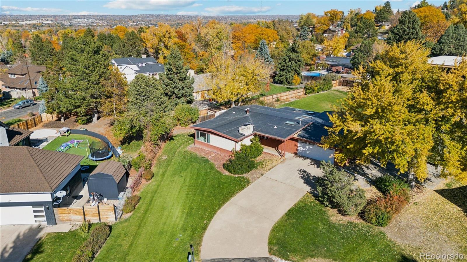 20 Rangeview Place Wheat Ridge, CO 80215 - Photo 41 of 49 an aerial view of residential houses with outdoor space