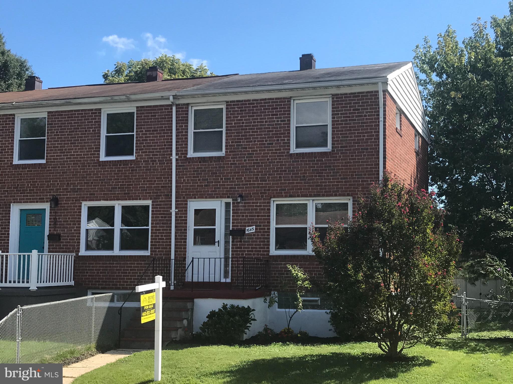 1645 Riverwood Road Baltimore, MD 21221 - Photo 1 of 24 End of group townehome