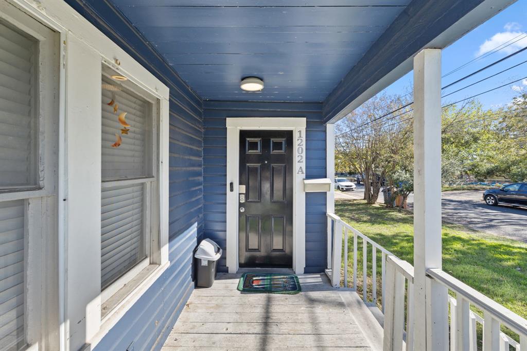 1202 East 29th Street, Unit A Austin, TX 78722 - Photo 3 of 22 Property entrance with covered porch