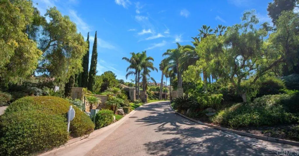 0 Spyglass Lane Rancho Santa Fe, CA 92067 - Photo 8 of 22 a view of a yard with plants and a trees