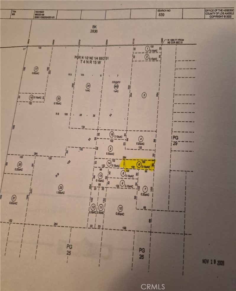 Undisclosed Address Newhall, CA 91321 - Photo 2 of 2 Plot Map-Parcel 006