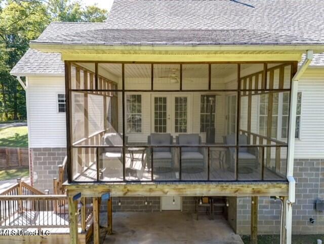 128 Robinhood Road Vicksburg, MS 39180 - Photo 8 of 66 thumbnail_Aerial Screened-In Porch View