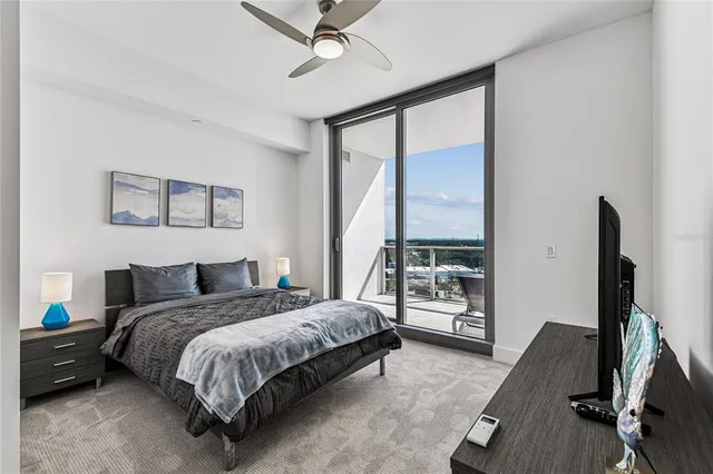 a view of living room with patio furniture and a potted plant