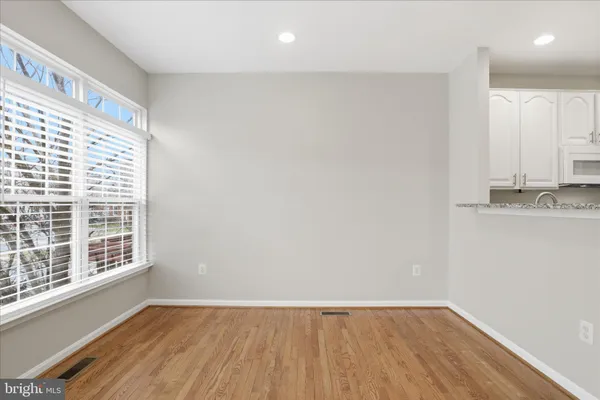 a view of an empty room