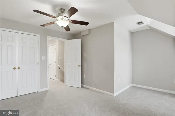 front view of a building with a street