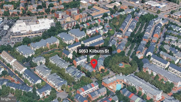 a front view of a building with street view