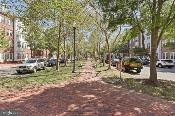 a view of a large buildings