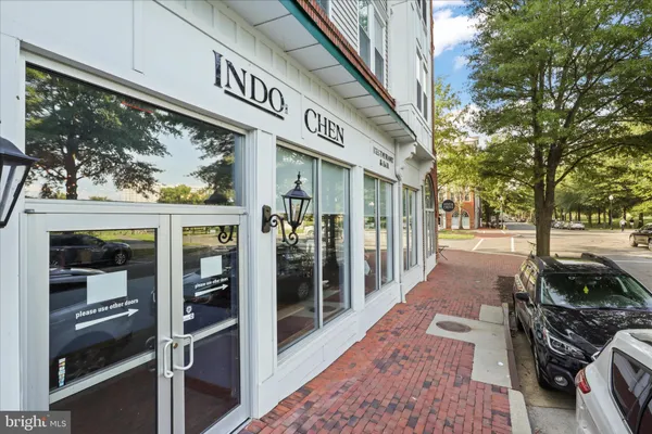 a picture of a bench in front of door