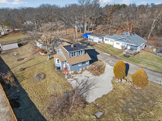 a view of city and mountain