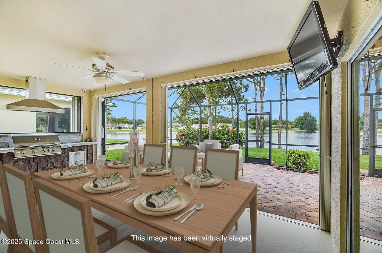 3024 Constellation Drive Melbourne, FL 32940 - Photo 22 of 31 Outdoor Patio Staged