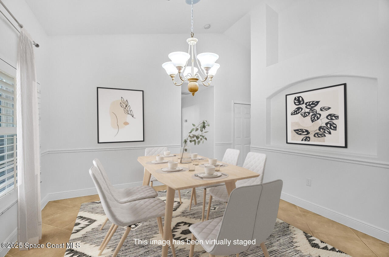 3024 Constellation Drive Melbourne, FL 32940 - Photo 4 of 31 Dining Room Staged