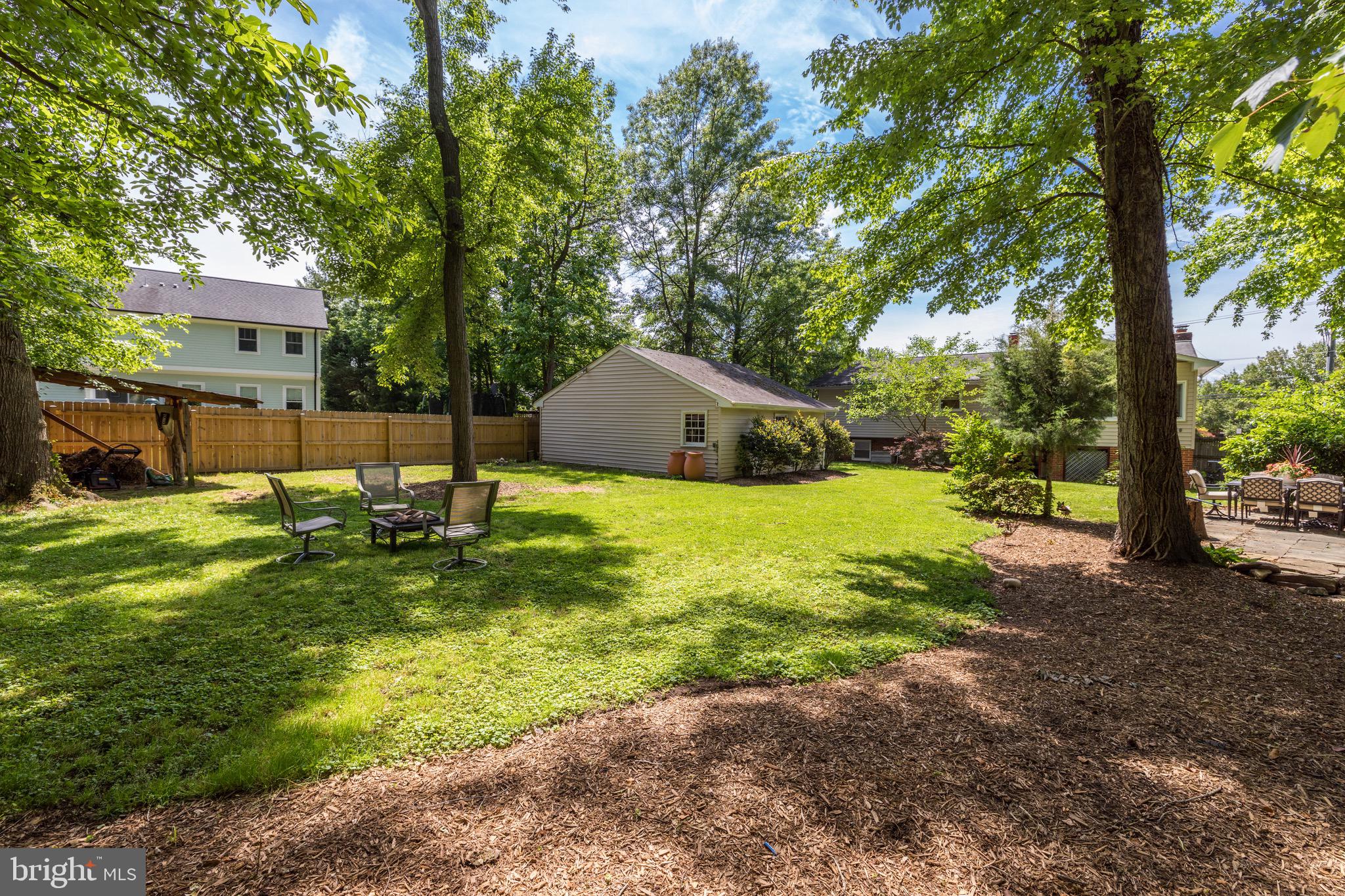 8305 Fort Hunt Road Alexandria, VA 22308 - Photo 64 of 74 a view of a house with swimming pool and a yard
