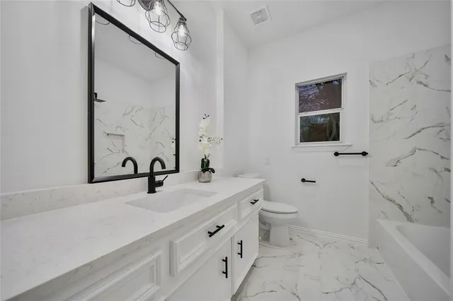 an empty room with an entryway