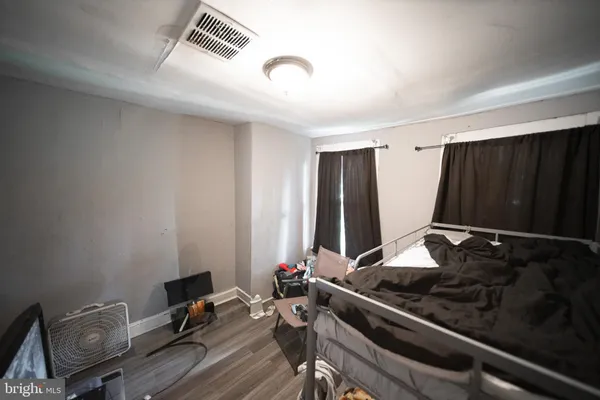 a room with a desk and a chair