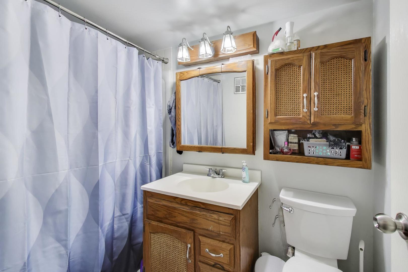 841 North York Street, Unit 109 Elmhurst, IL 60126 - Photo 14 of 34 a bathroom with a sink a toilet and shower
