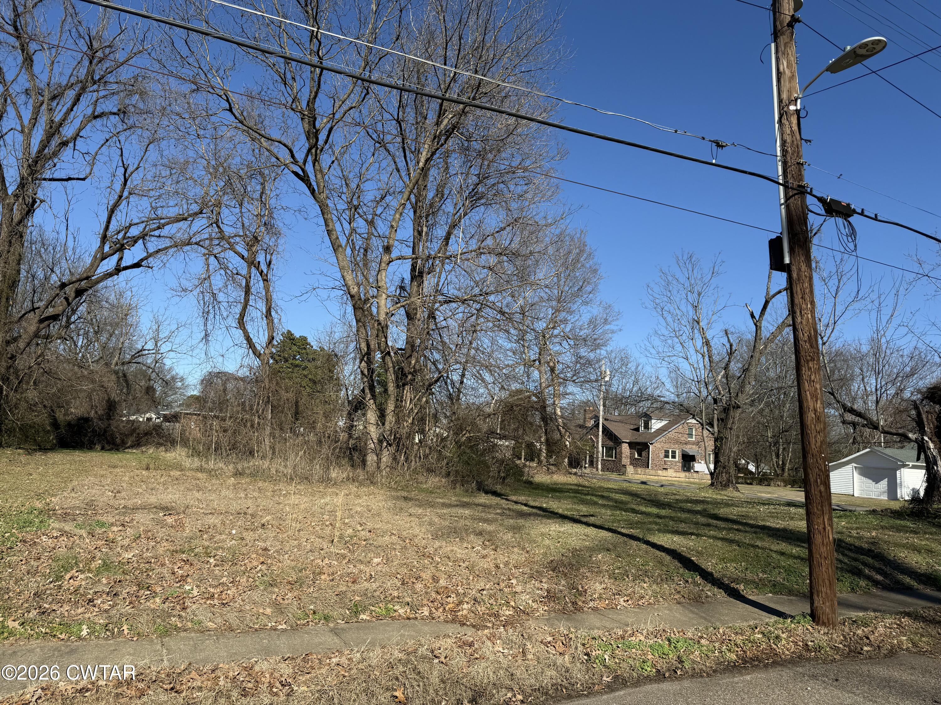 431 Preston Street Jackson, TN 38301 - Photo 3 of 5 a view of a yard covered with snow